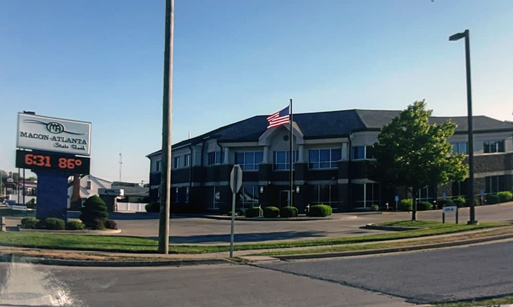 MA Bank completed project exterior of the building